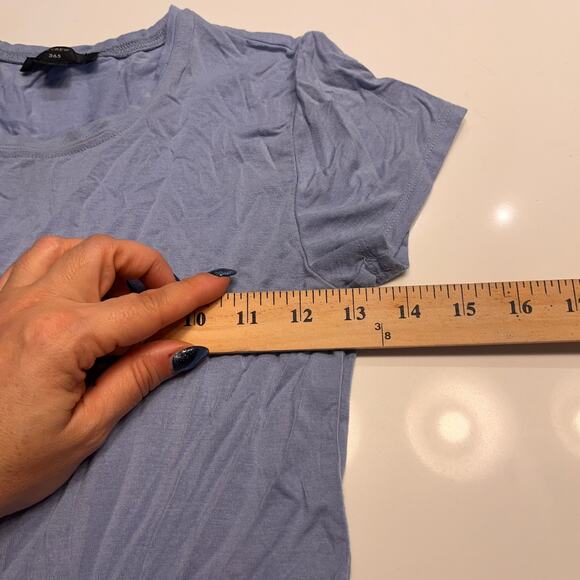 J.Crew 365 Light Blue Stretch Short Sleeve T-Shirt Size XS - Picture 6 of 7